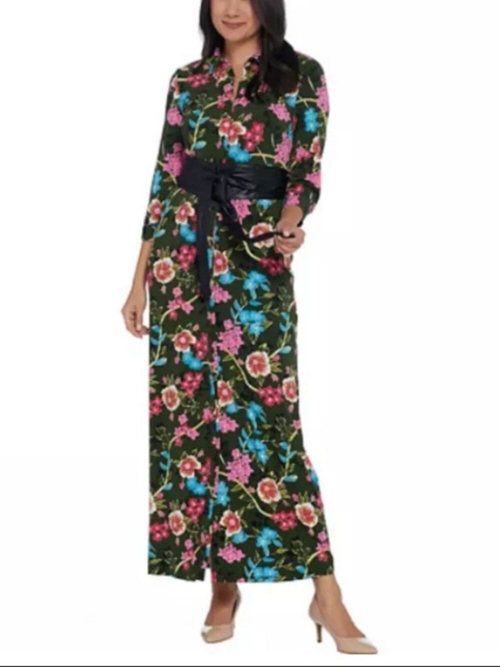 BROOKE SHIELDS Timeless Knit Maxi Dress